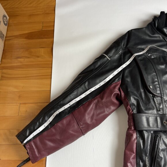 VTG SKI-DOO Racing Genuine Leather Jacket Men's Size L Made in Canada Bombardier - Picture 14 of 16